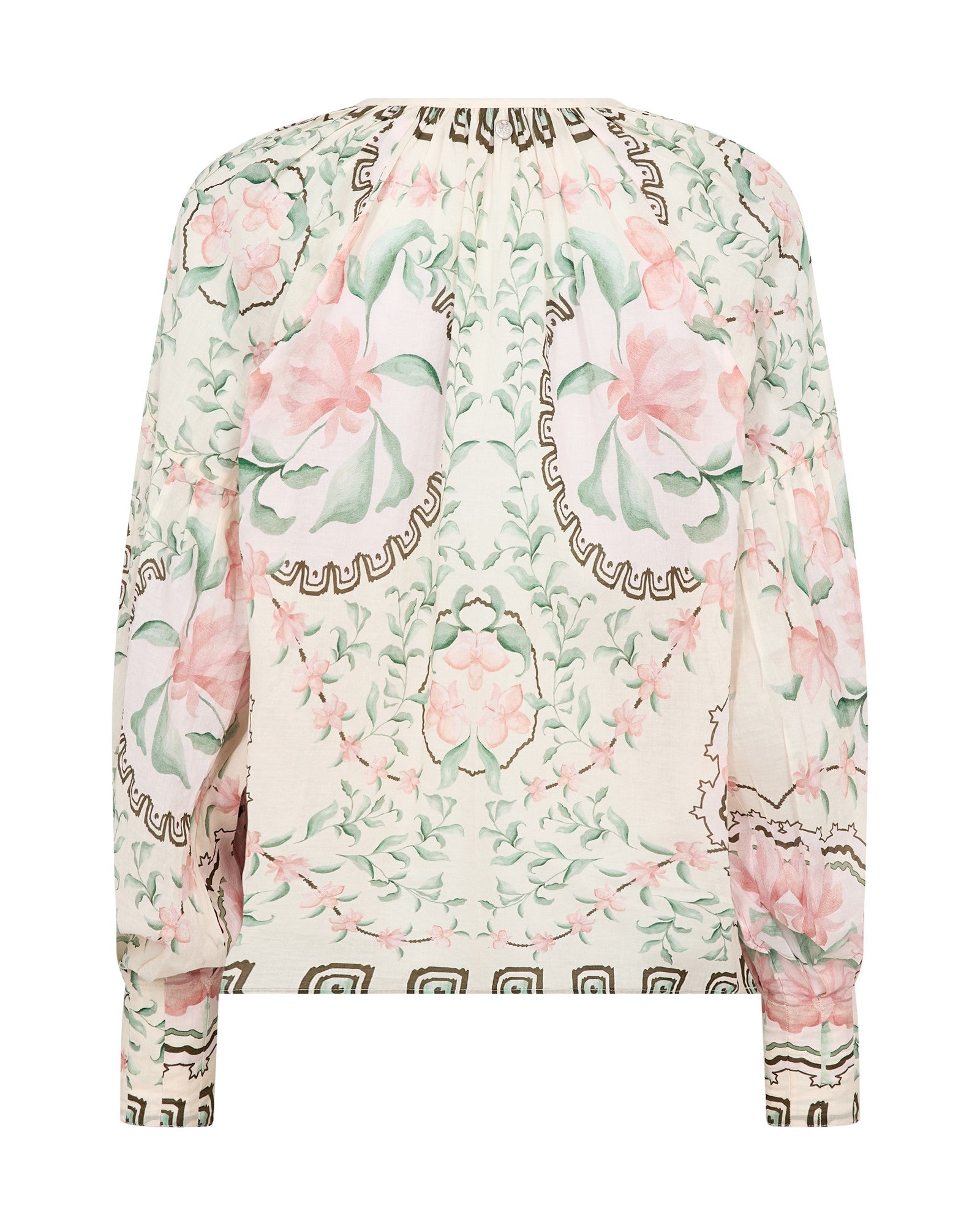 Wylde Orchid Blouse - Turf Green