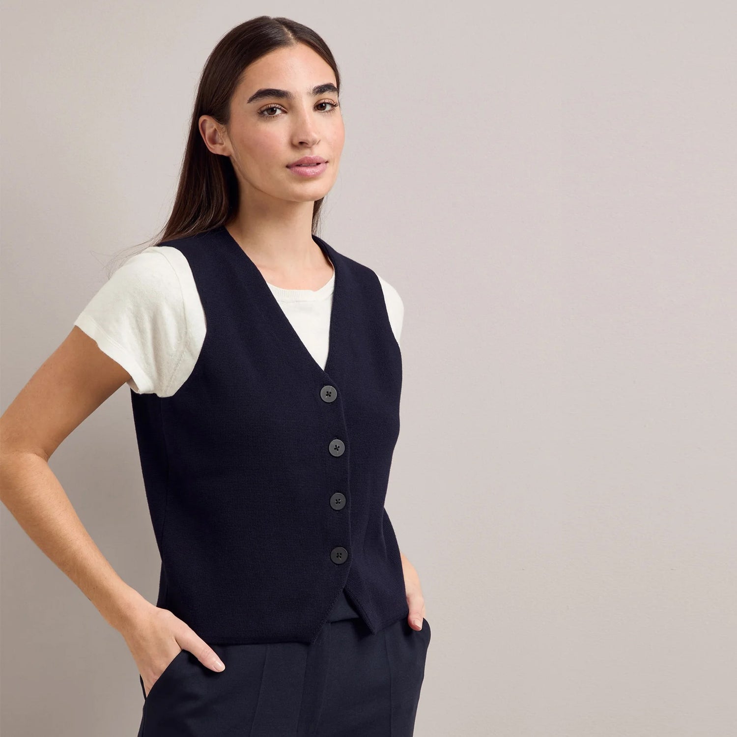 Wynne Waistcoat - Navy