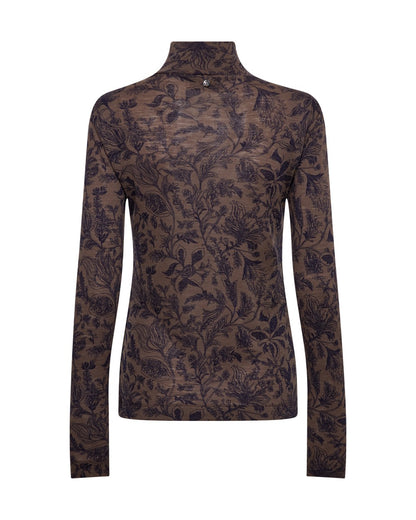 Xinna Fleur Turtleneck - Delicioso
