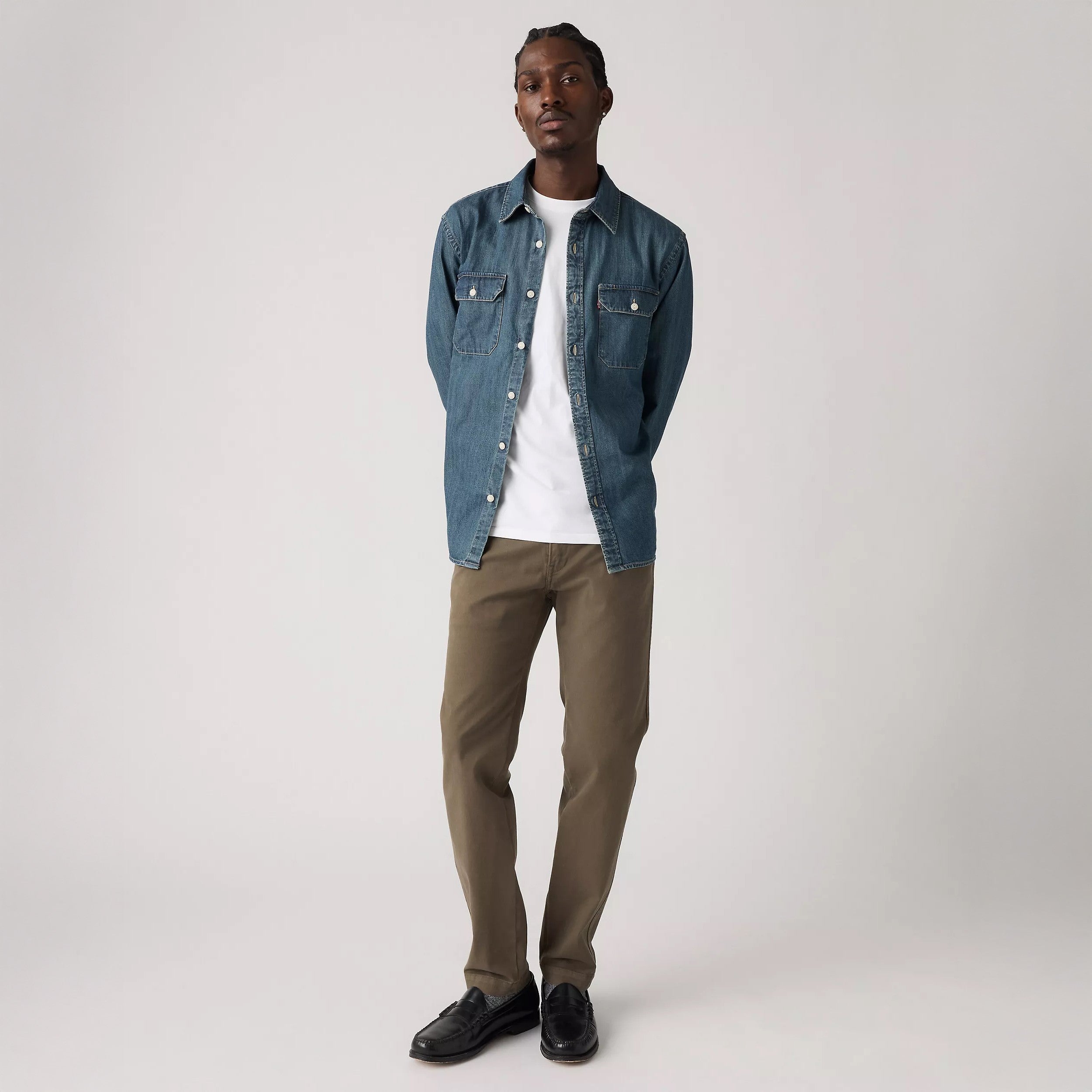 XX Standard Taper Chinos ii - Canteen Shady Gd