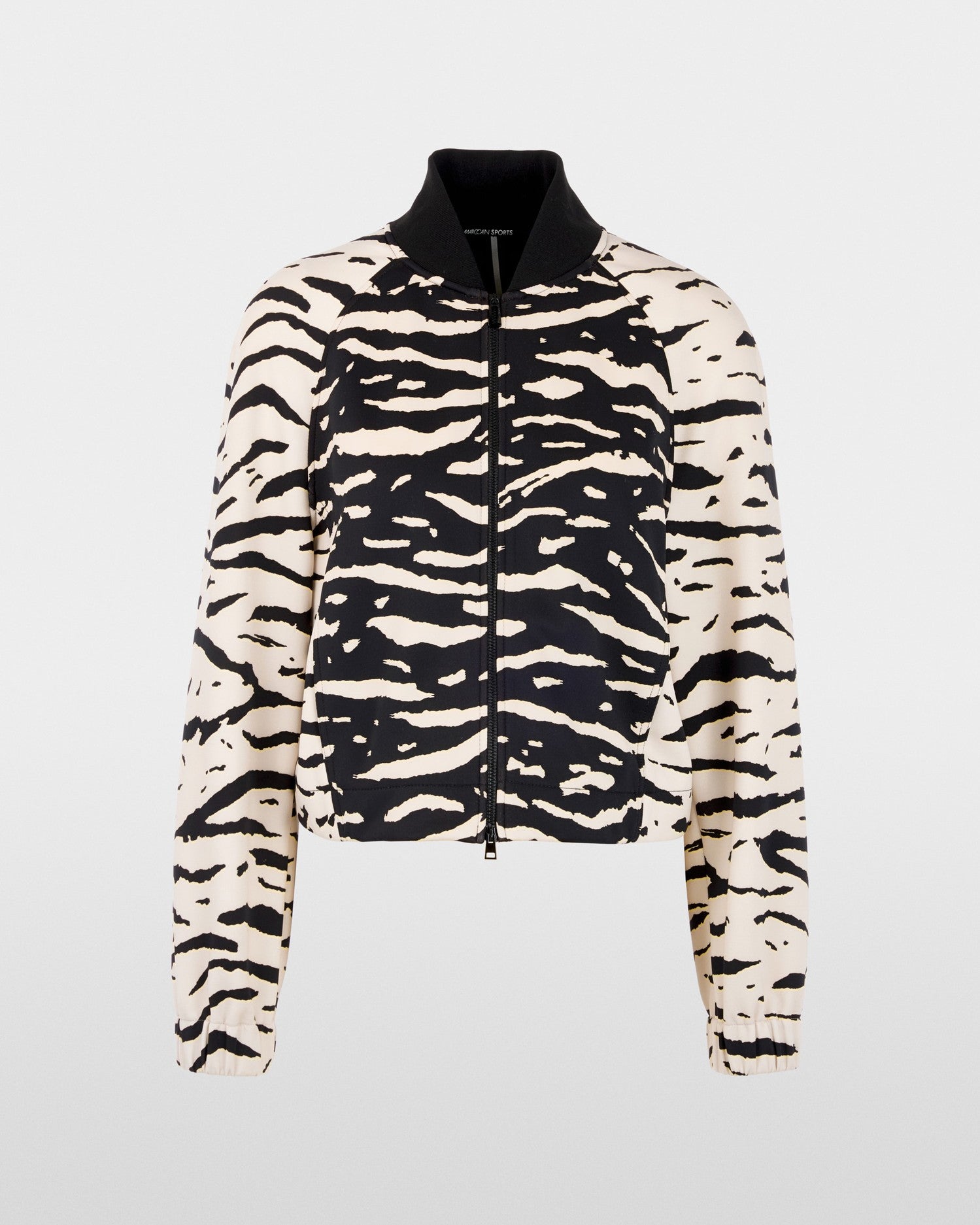 Zebra Zip Jacket - Black White