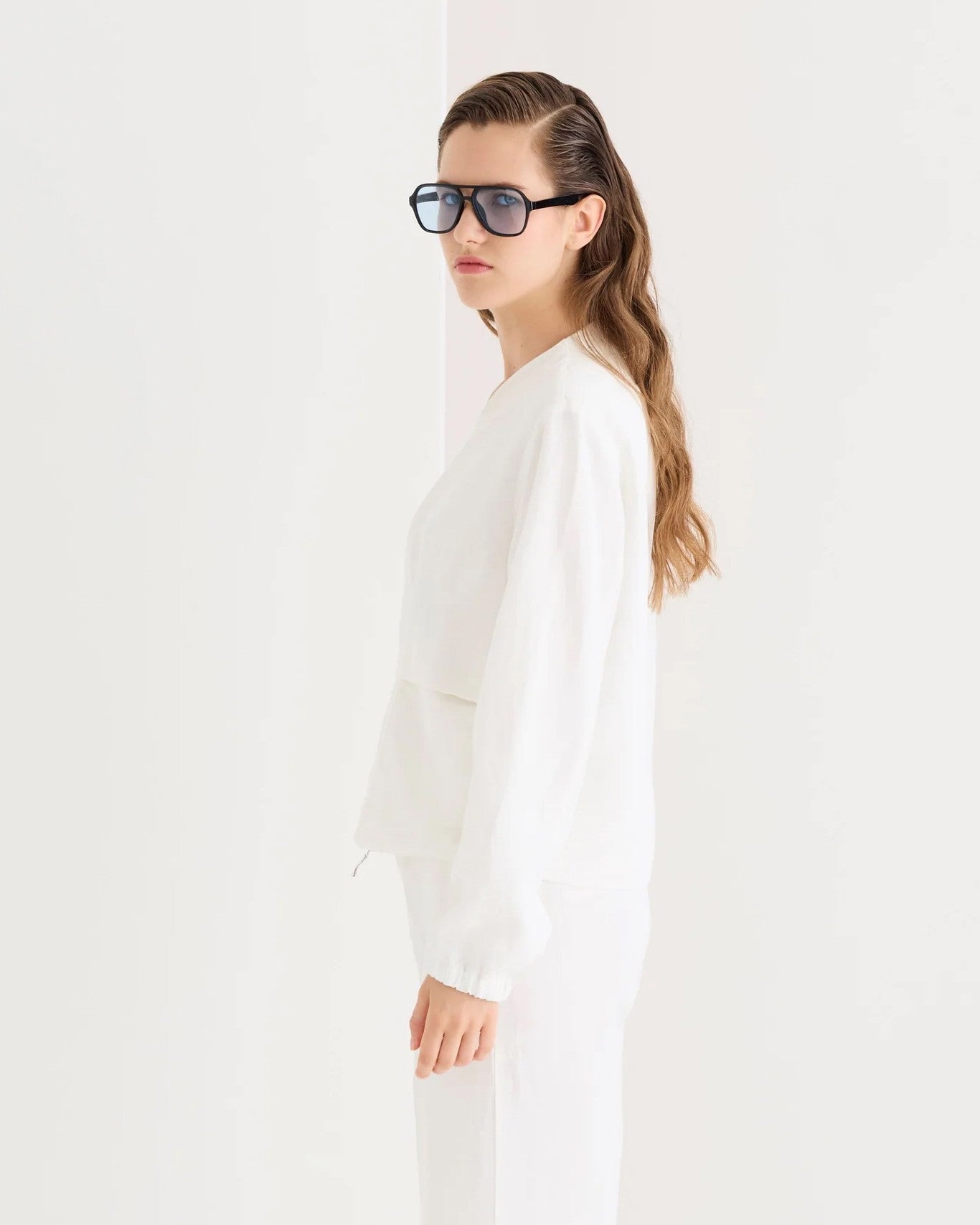 Zip Jacket - Lily White