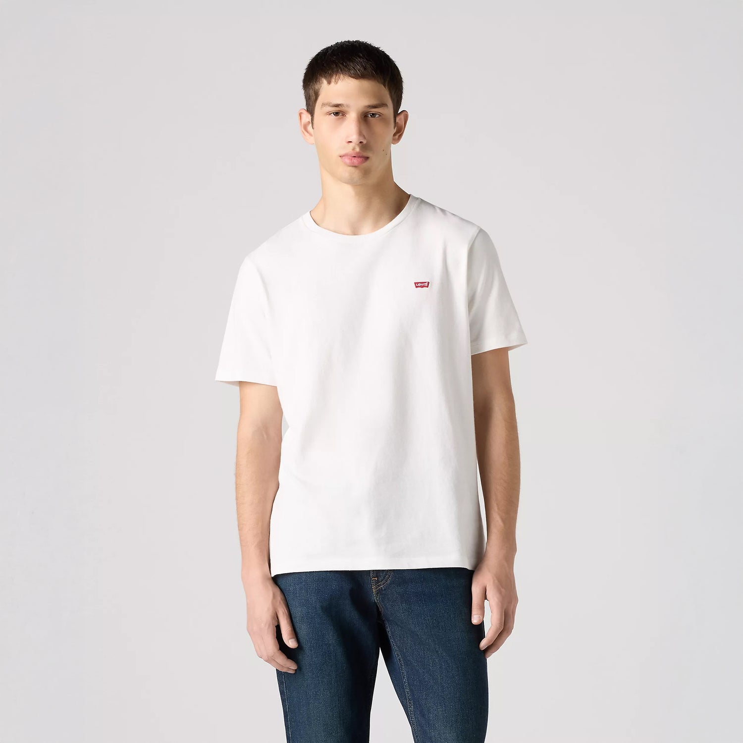 SHort Sleeve Original Housemark Tee - White + Jersey
