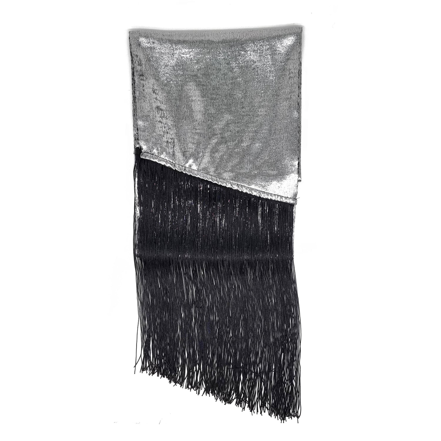 Stevie Lame Scarf - Silver