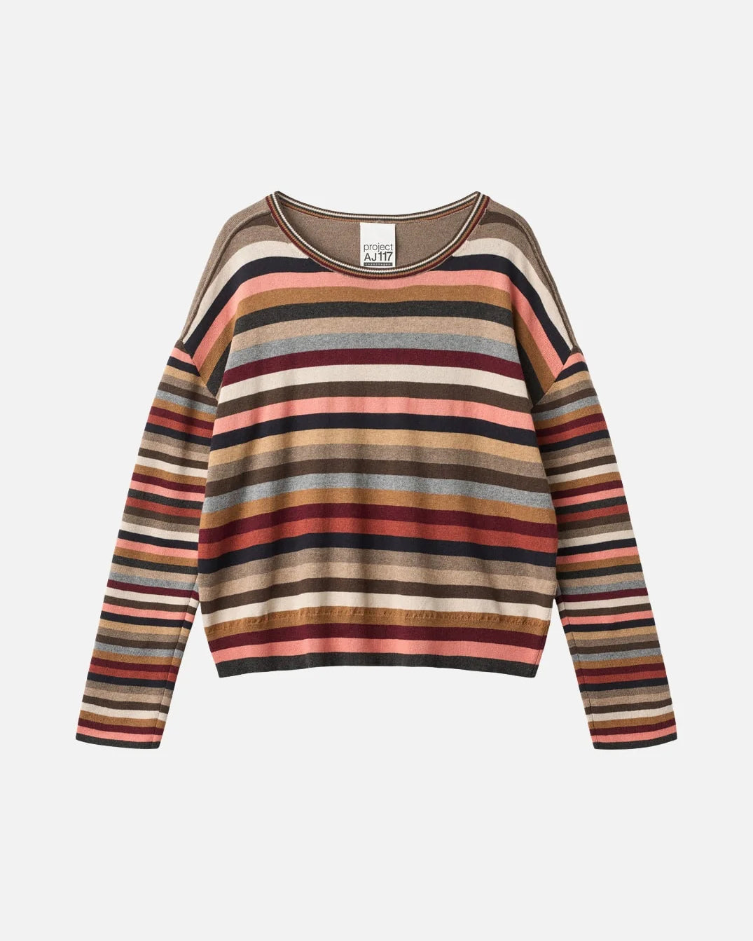 Safir Multi Knit Crew - Multi Stripe