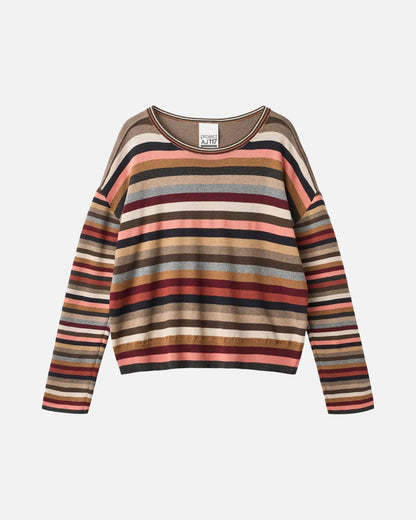 Safir Multi Knit Crew - Multi Stripe