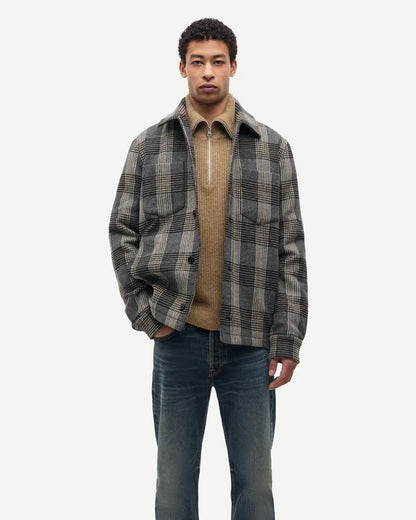 Sapally Z Shirt Jacket - Bitter Chocolate Check
