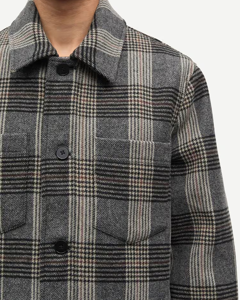 Sapally Z Shirt Jacket - Bitter Chocolate Check