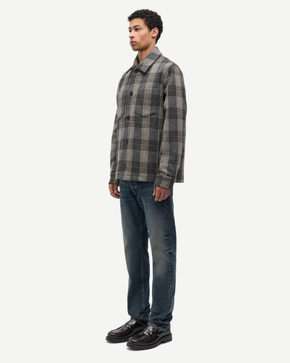 Sapally Z Shirt Jacket - Bitter Chocolate Check