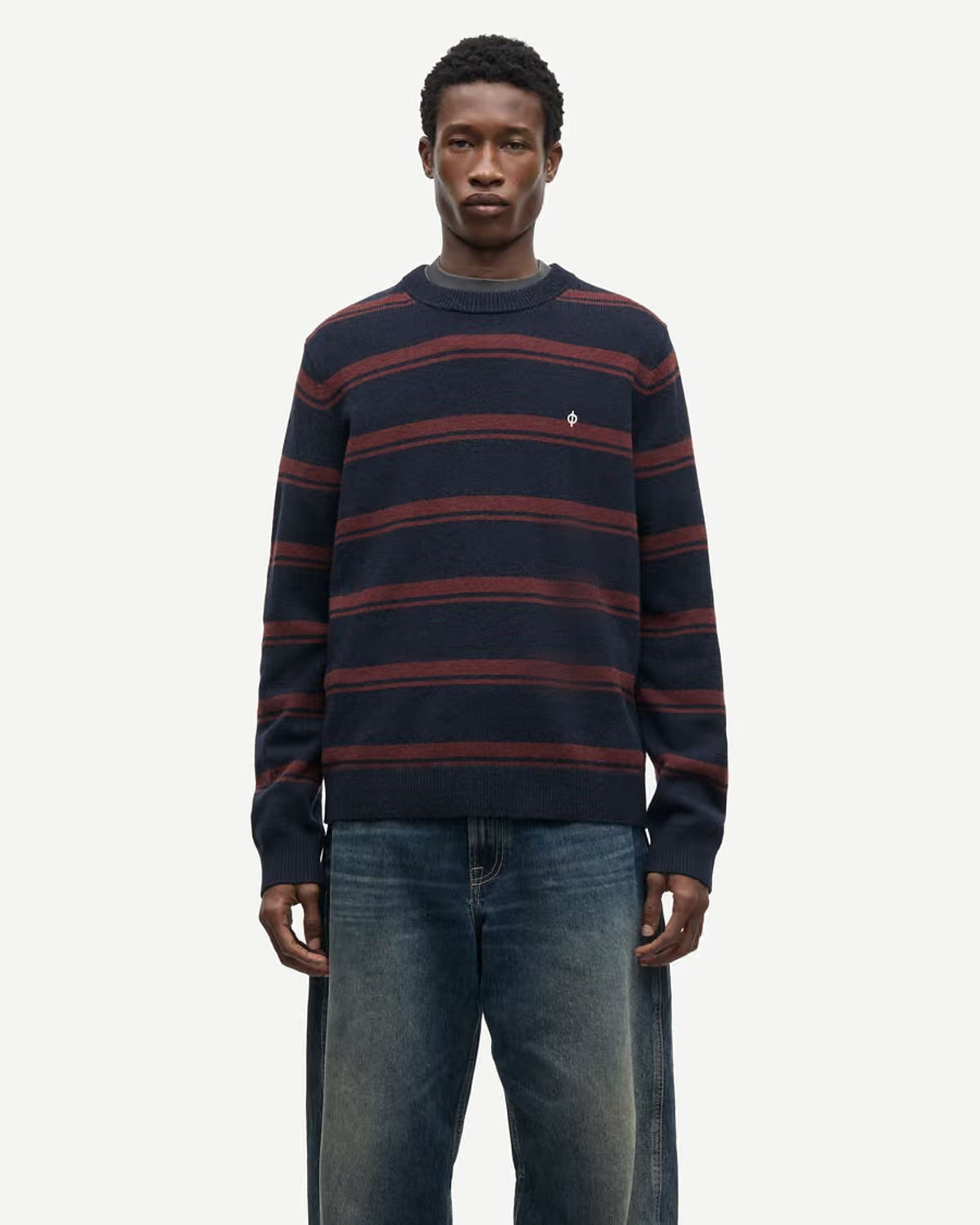 Sapatrik Sweater - Bitter Chocolate Stripe