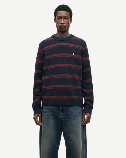 Sapatrik Sweater - Bitter Chocolate Stripe