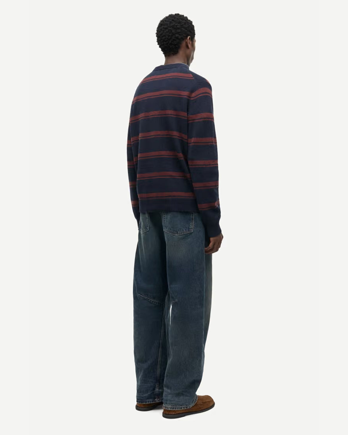 Sapatrik Sweater - Bitter Chocolate Stripe