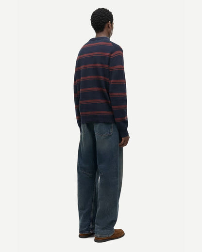 Sapatrik Sweater - Bitter Chocolate Stripe