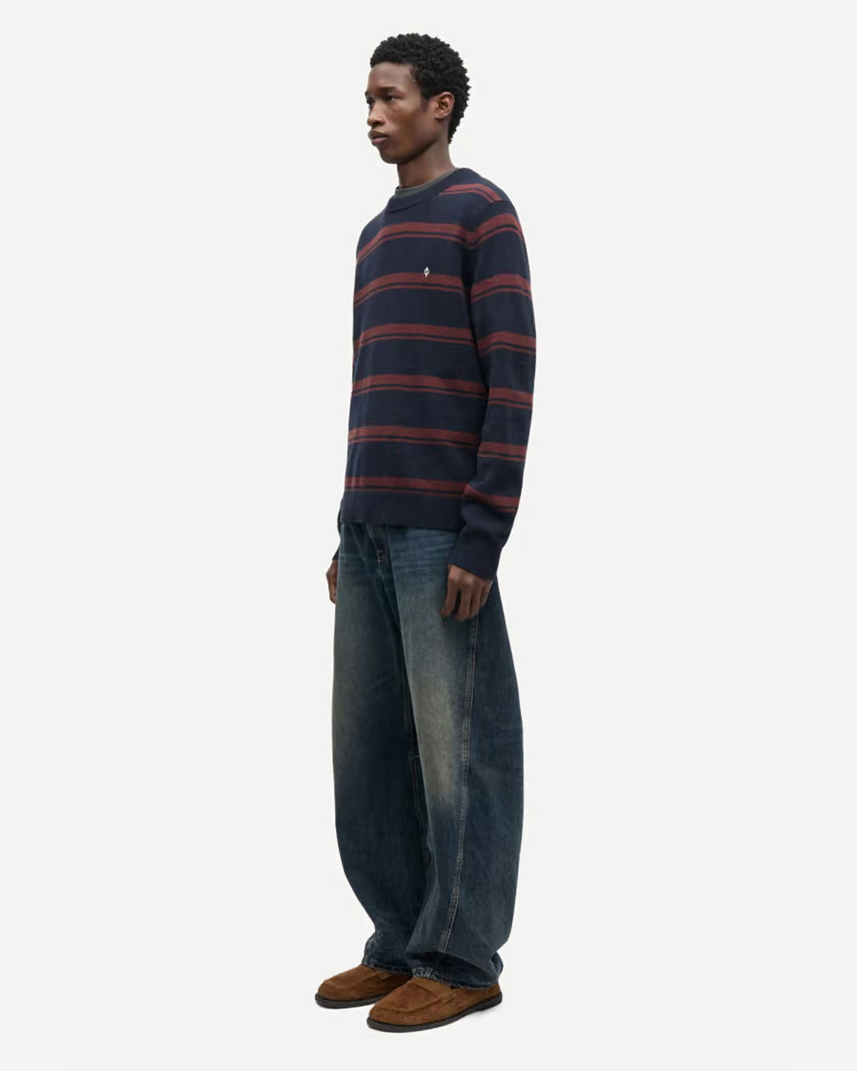Sapatrik Sweater - Bitter Chocolate Stripe