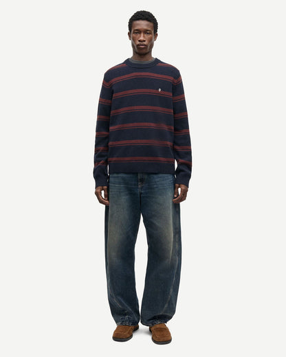 Sapatrik Sweater - Bitter Chocolate Stripe