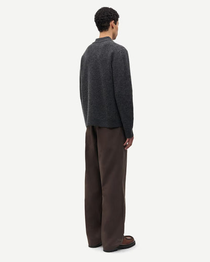 Sarichard Cardigan - Dark Grey Melange