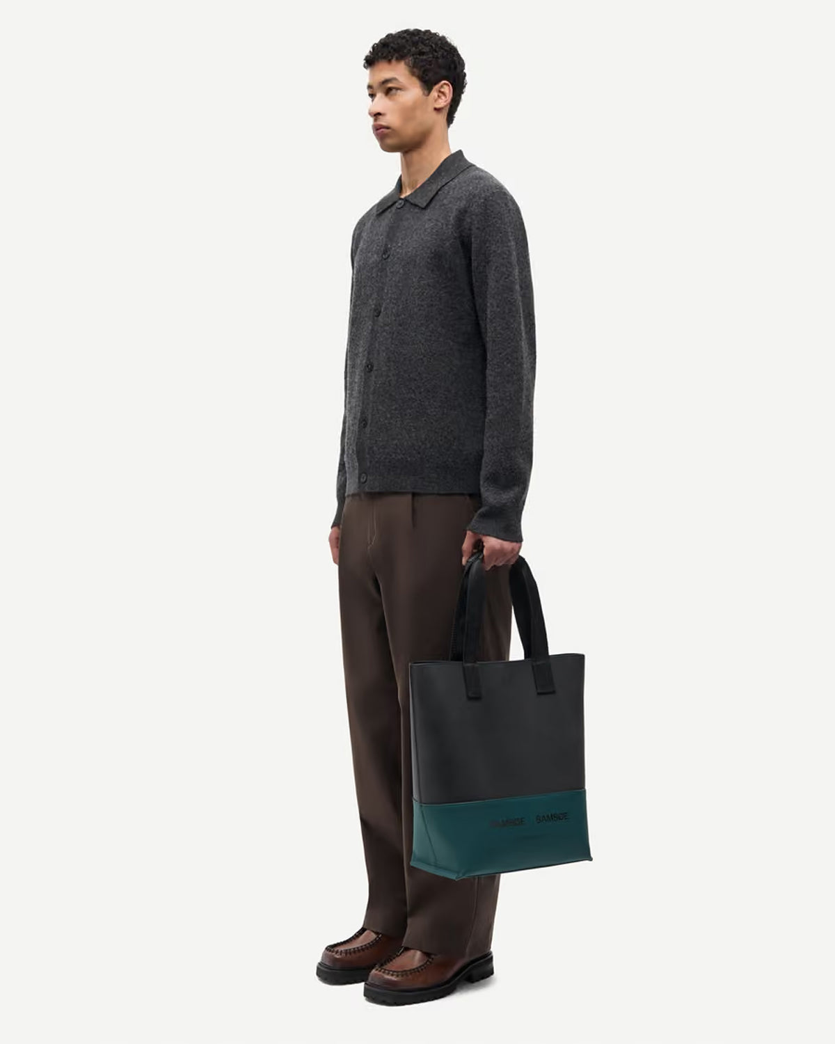 Sarichard Cardigan - Dark Grey Melange