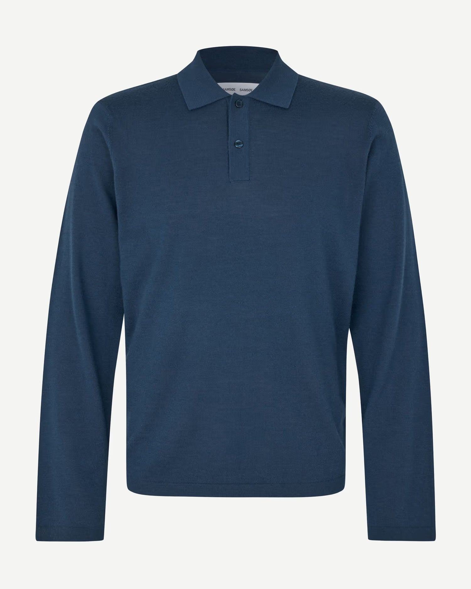 Sarowan Long Sleeve Polo - Insignia Blue