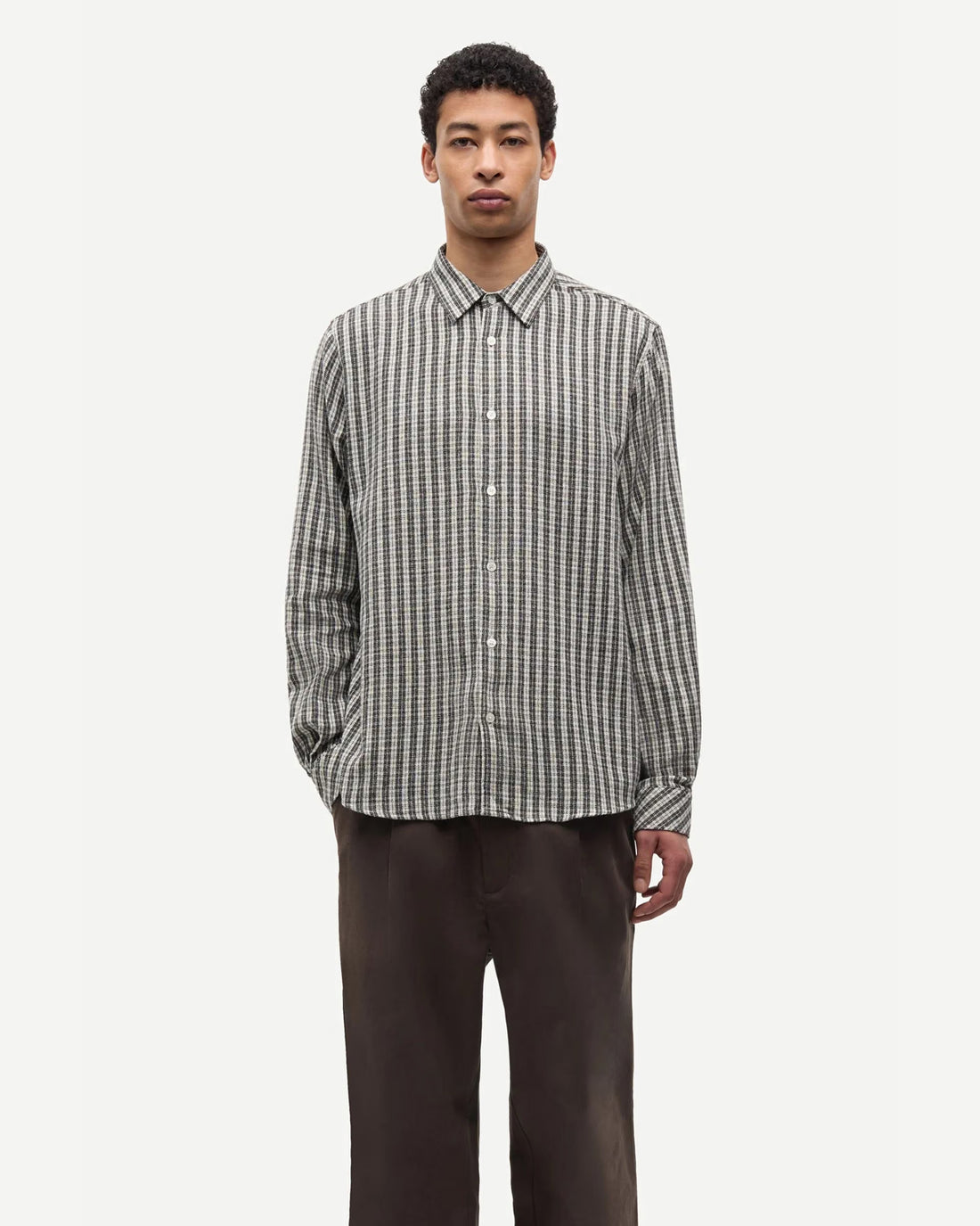 Saryan X Shirt - Brown Check