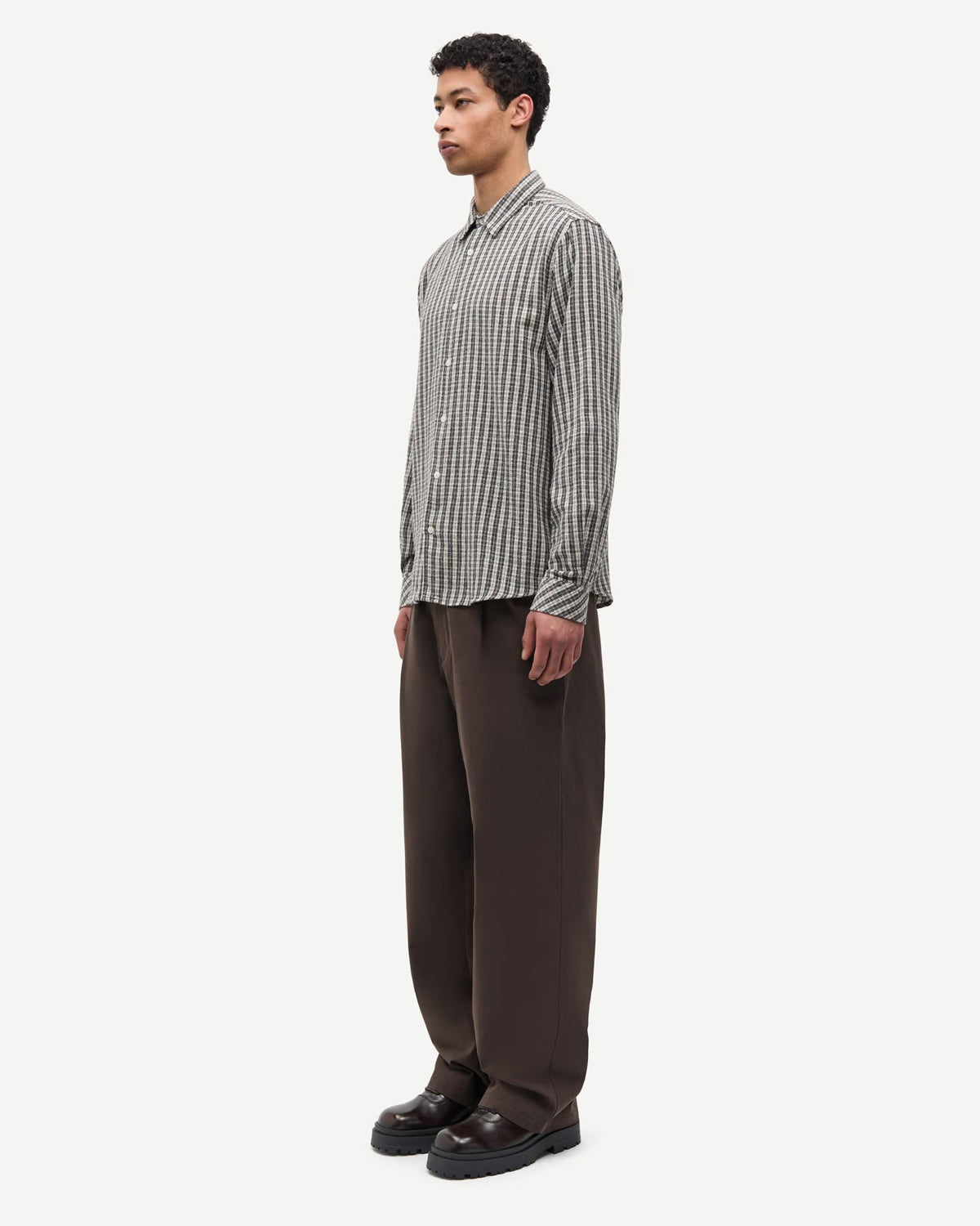 Saryan X Shirt - Brown Check