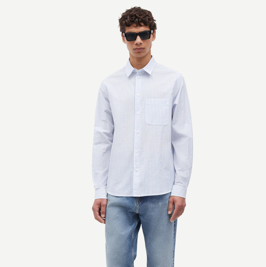 Saryan J Shirt - Skyway Stripe