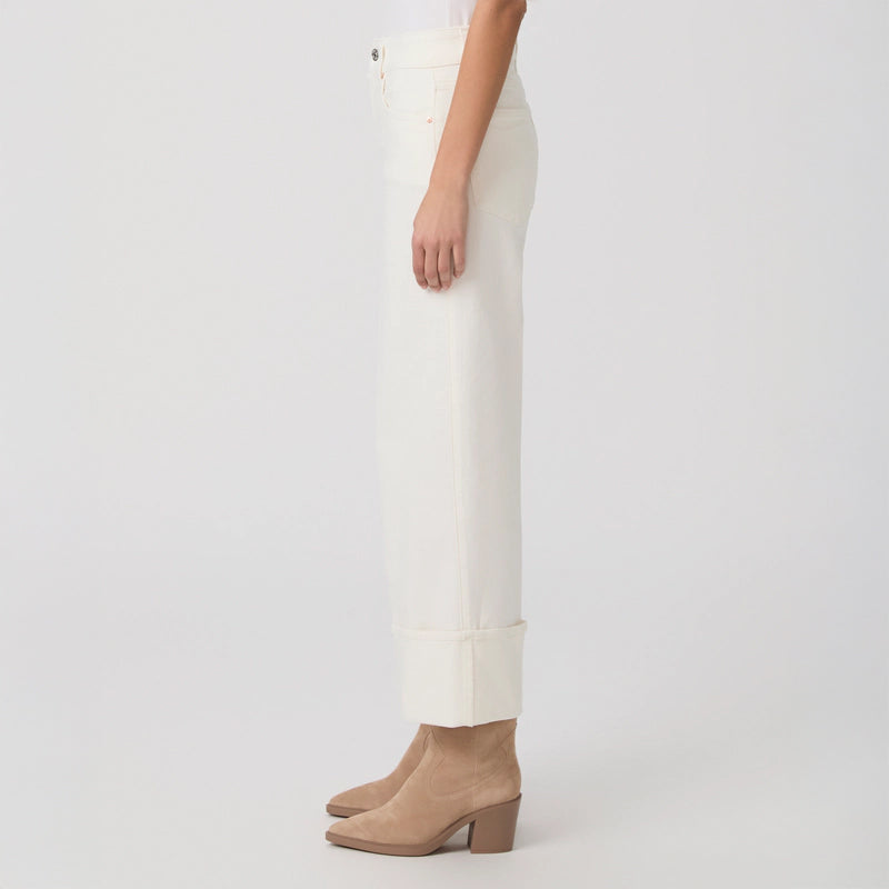 Sasha Ankle Wide Cuff - Tonal Ecru