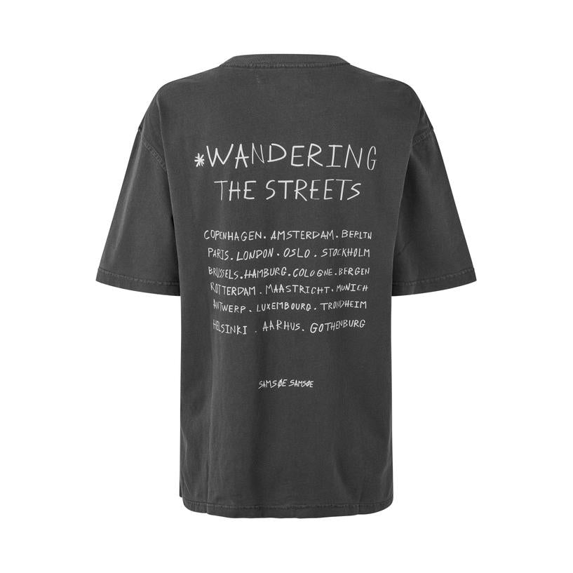 Sawandering T-Shirt - Black Wandering