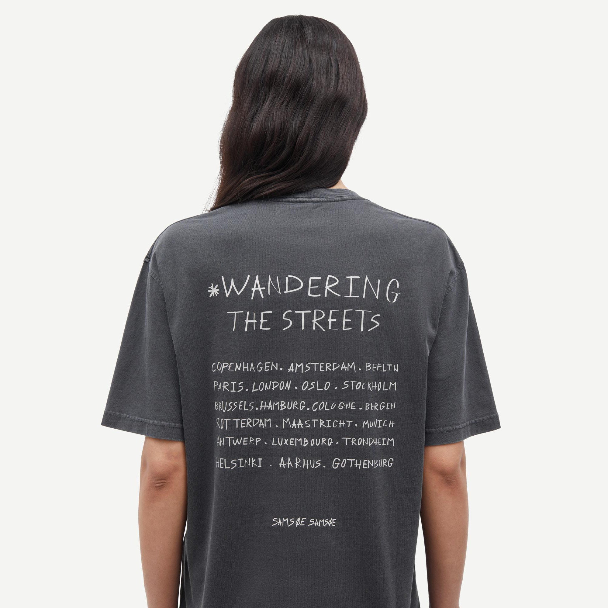 Sawandering T-Shirt - Black Wandering