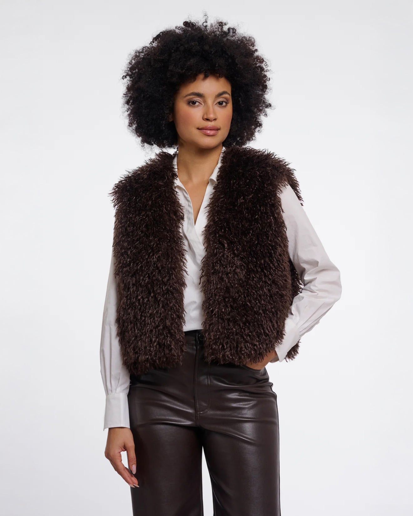 Sensy Waistcoat - Coffee Roast