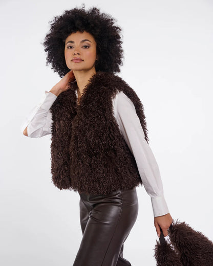 Sensy Waistcoat - Coffee Roast