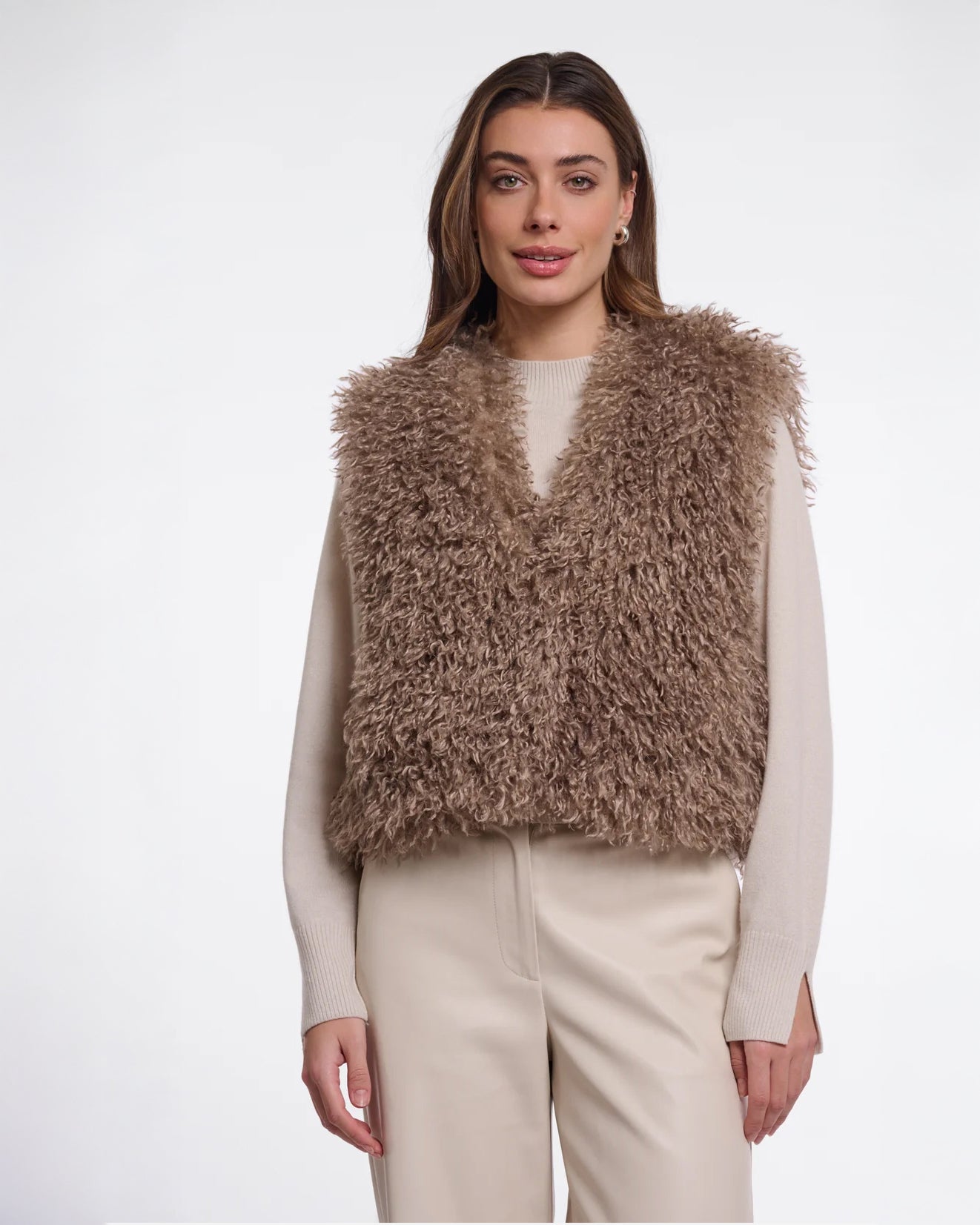 Sensy Waistcoat - Mocha Latte