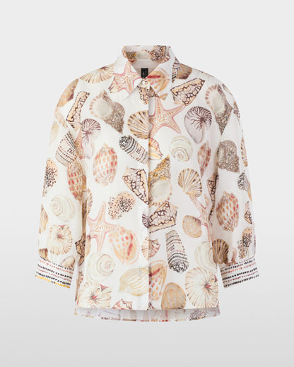 Shell Print Shirt - Ivory