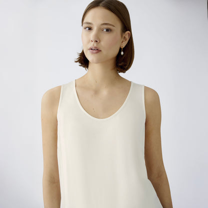 Silky Vest Top - Gardenia