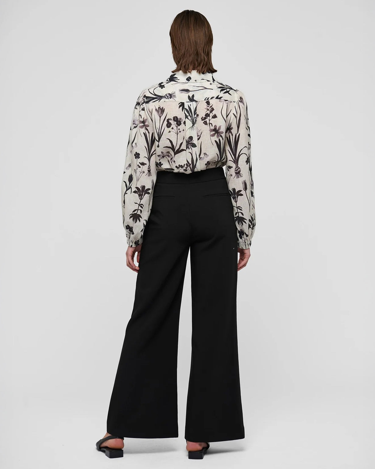 Sioma Shirt With Balloon Sleeves - Flower Seeds