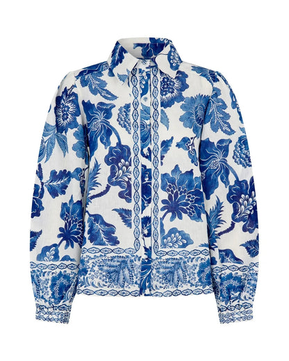 Sioma Shirt With Balloon Sleeves - Blossoming