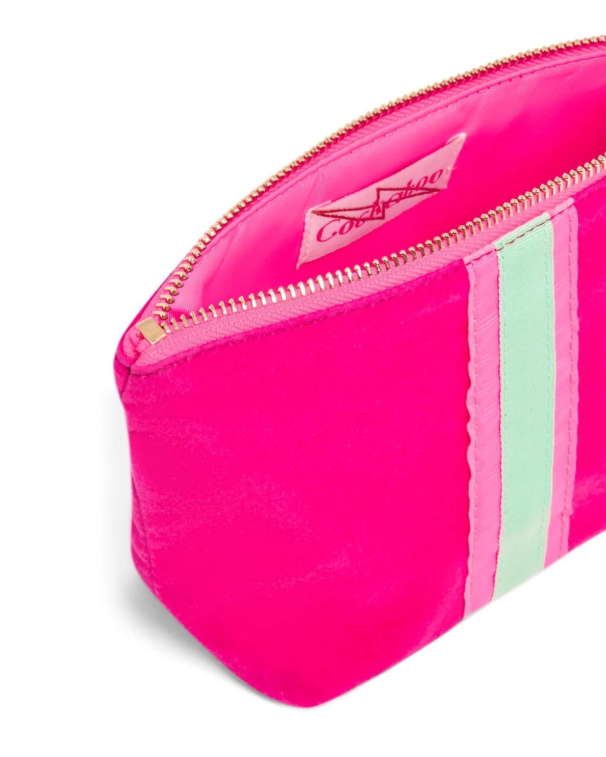 Small Pink Velvet Bag - Pink