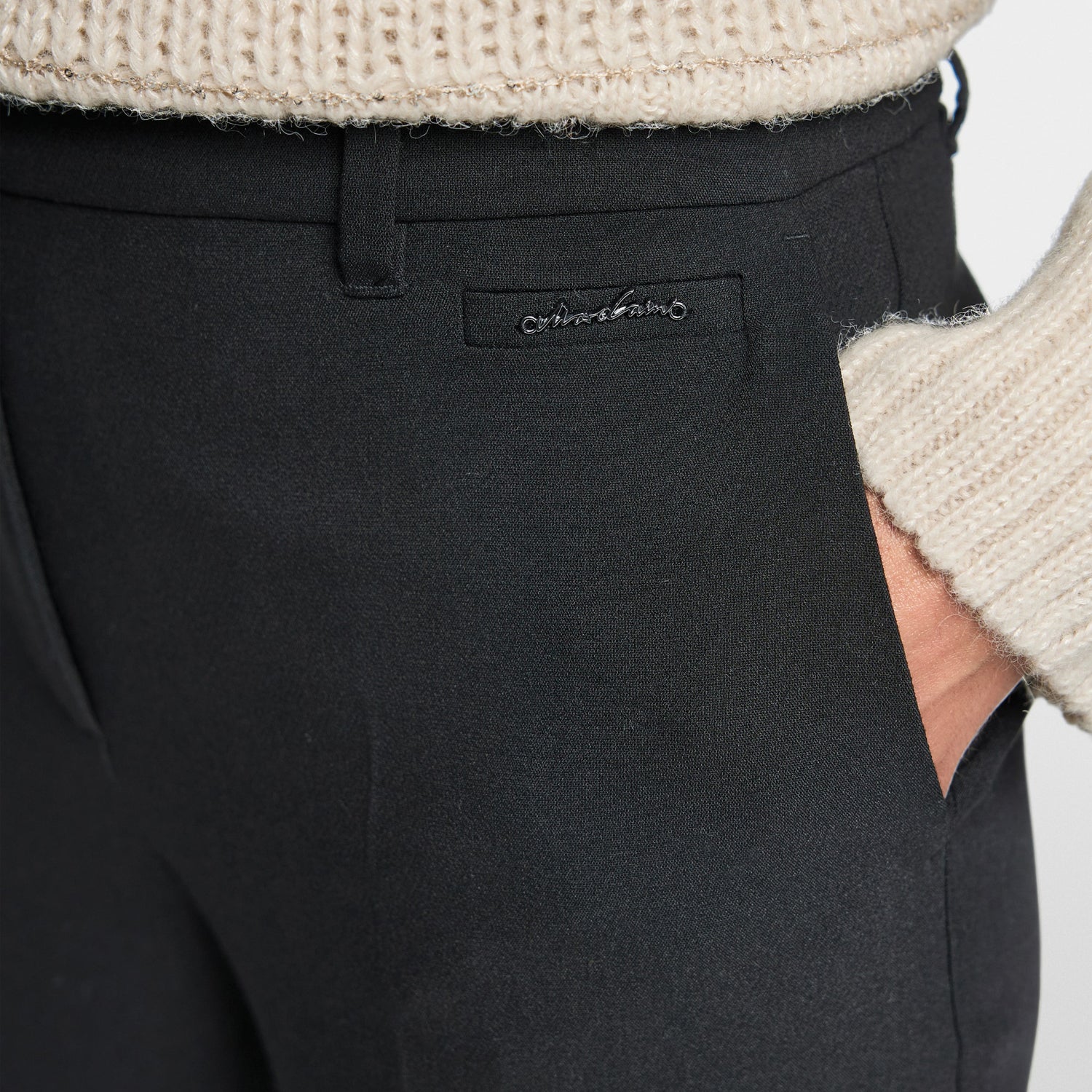 Smart Slim Trousers - Black