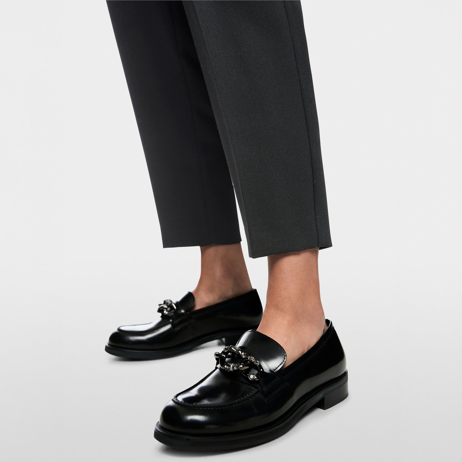 Smart Slim Trousers - Black