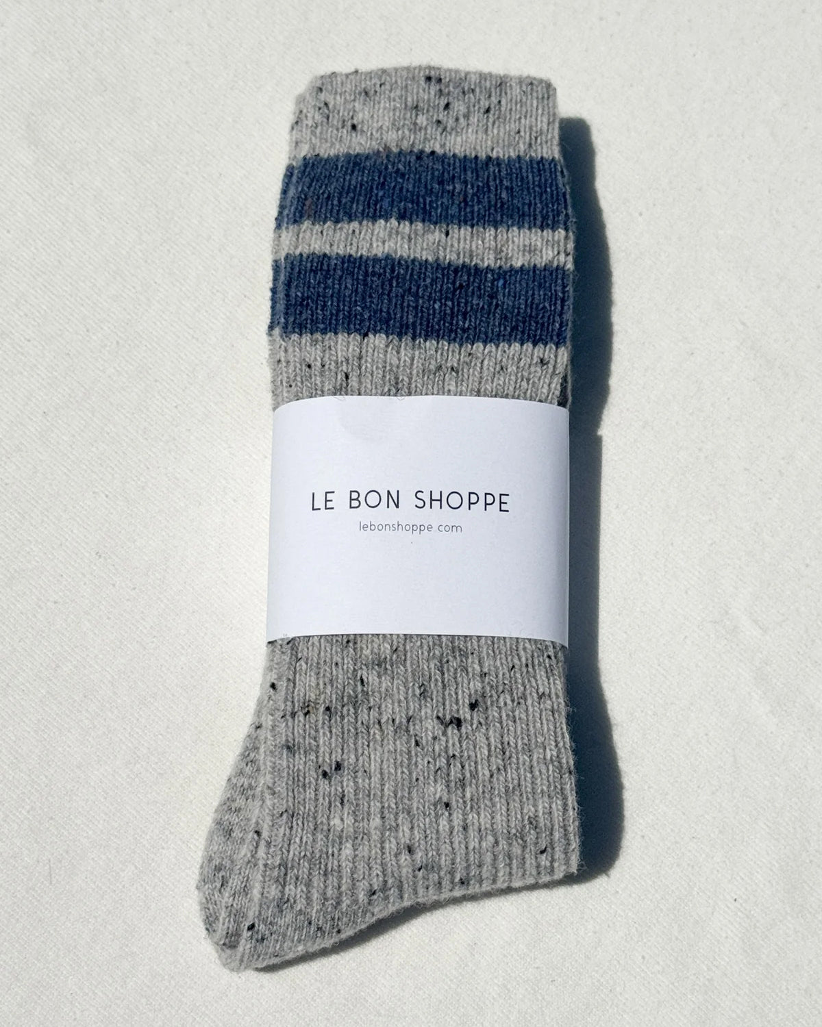 Snow Varsity Sock - Grey Blue