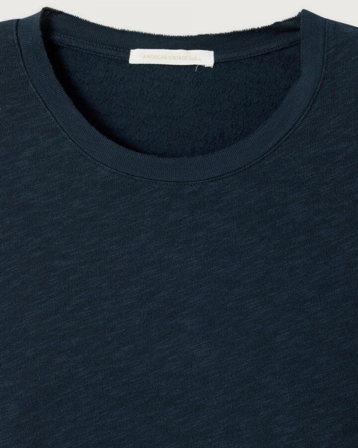 Sonoma Long Sleeve Tee Sweatshirt - Navy Blue Vintage