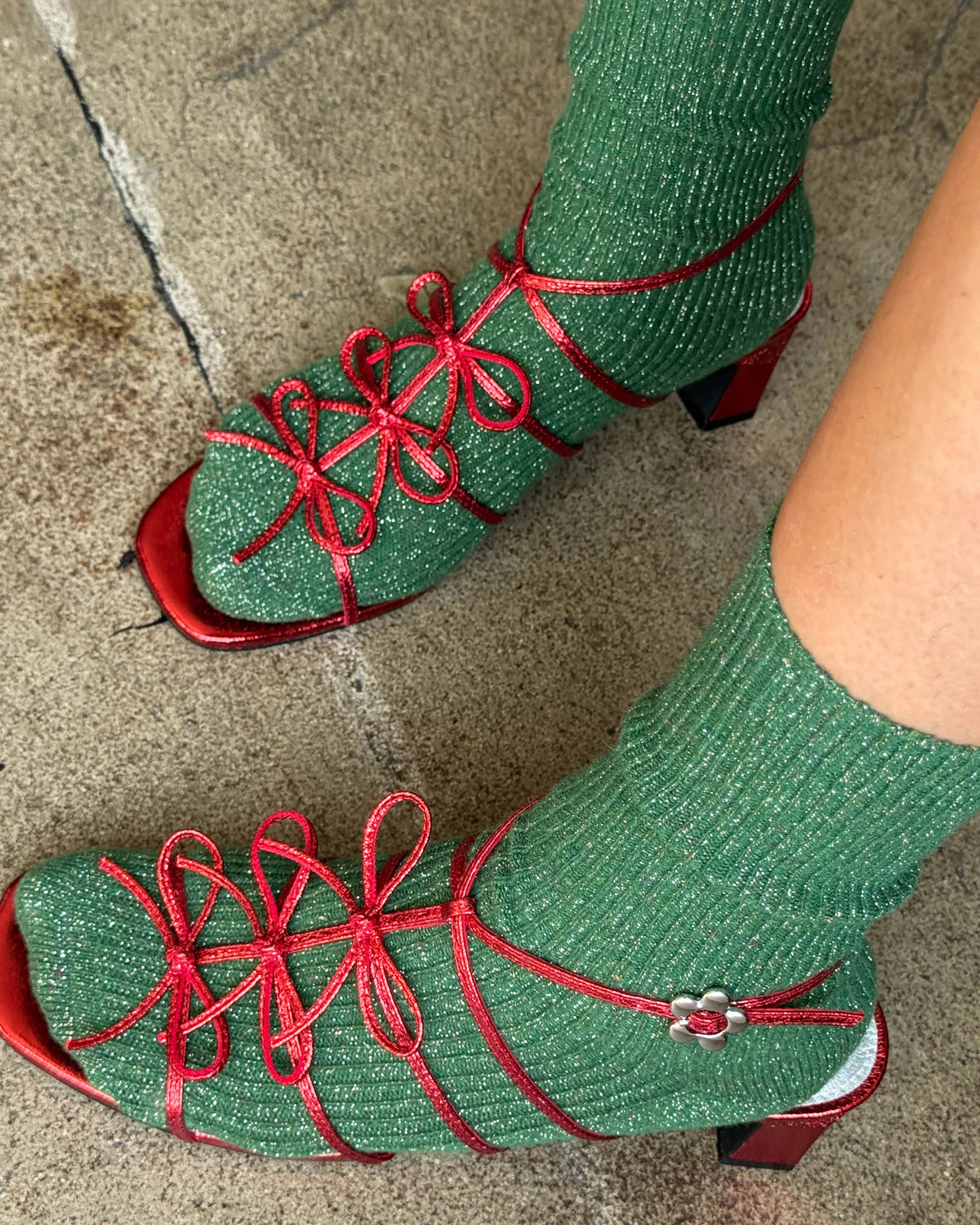 Sparkle Sock - Evergreen