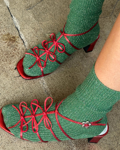 Sparkle Sock - Evergreen