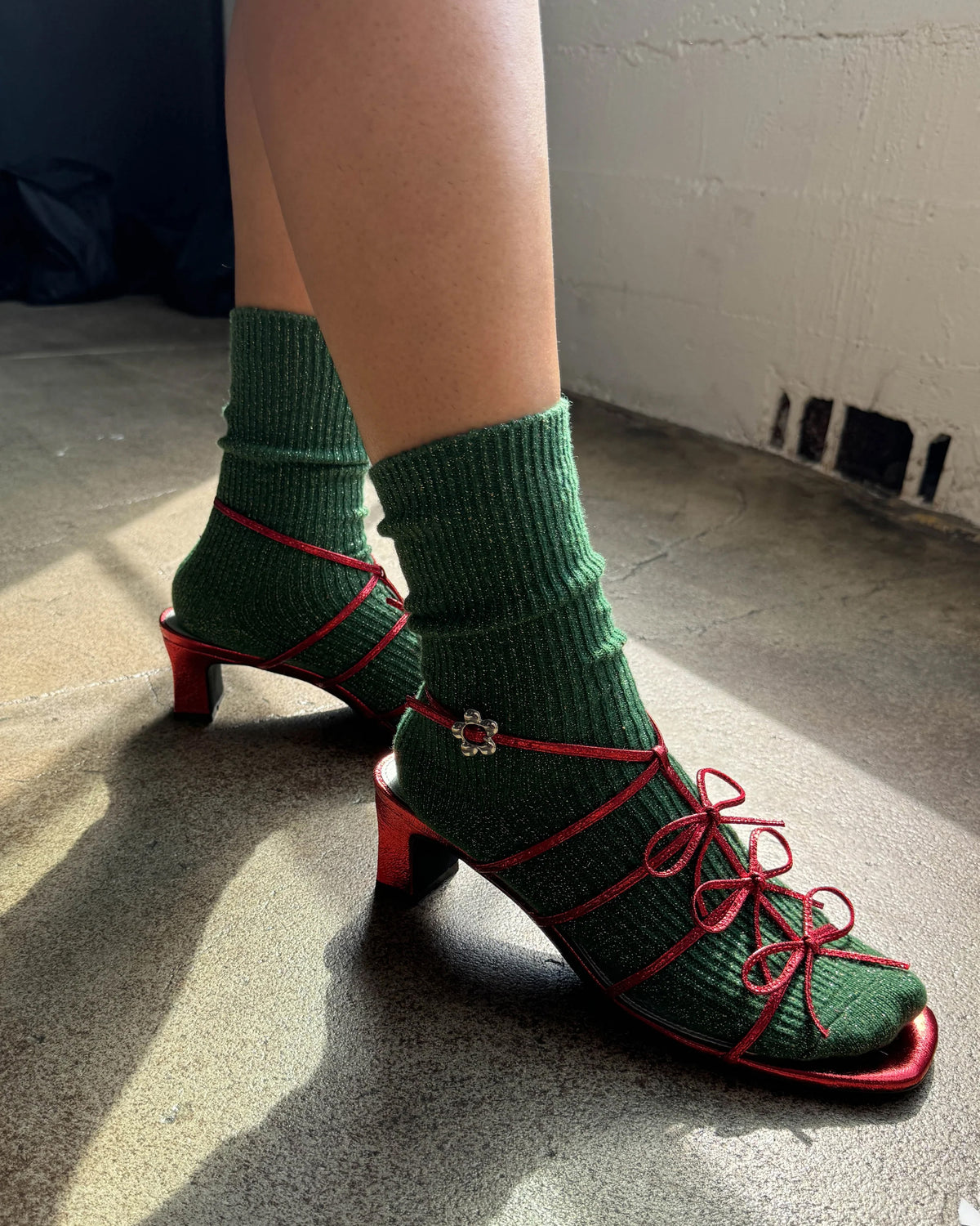 Sparkle Sock - Evergreen