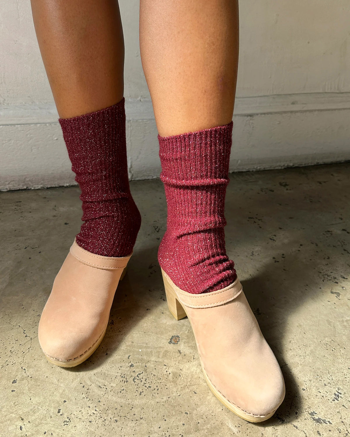 Sparkle Sock - Wine