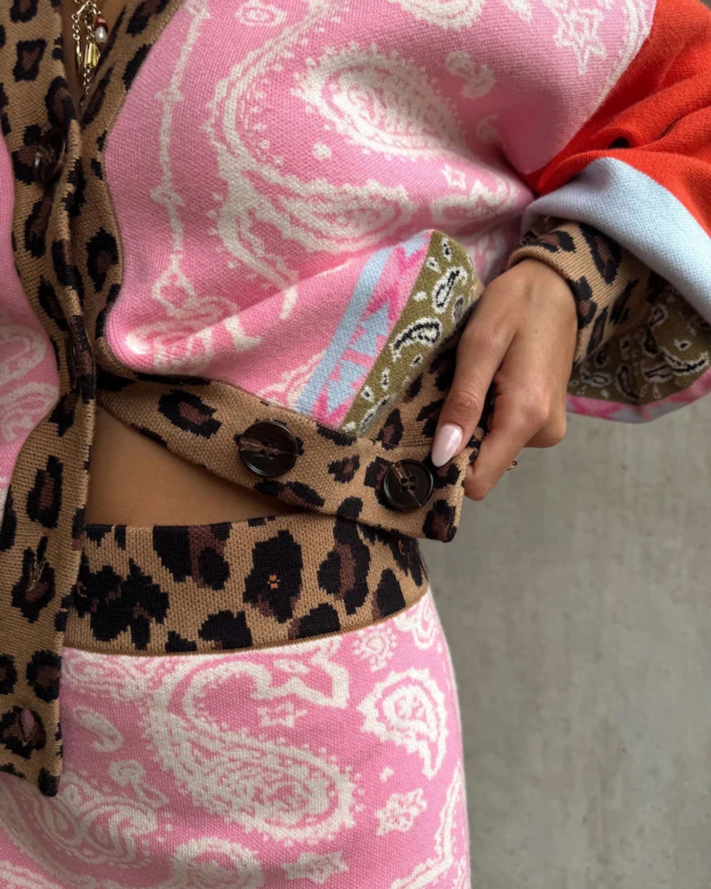 Splice Bandana Cardigan - Multi