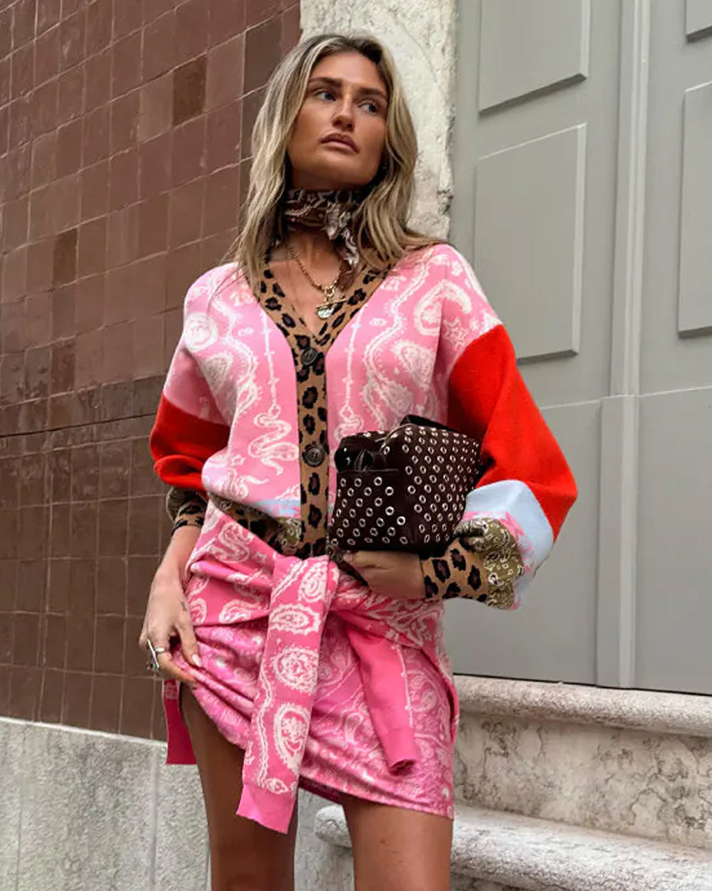 Splice Bandana Cardigan - Multi