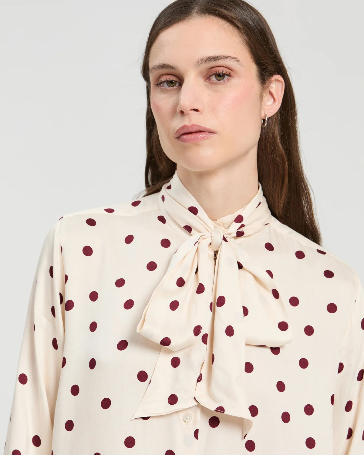 Spot Blouse - Ecru