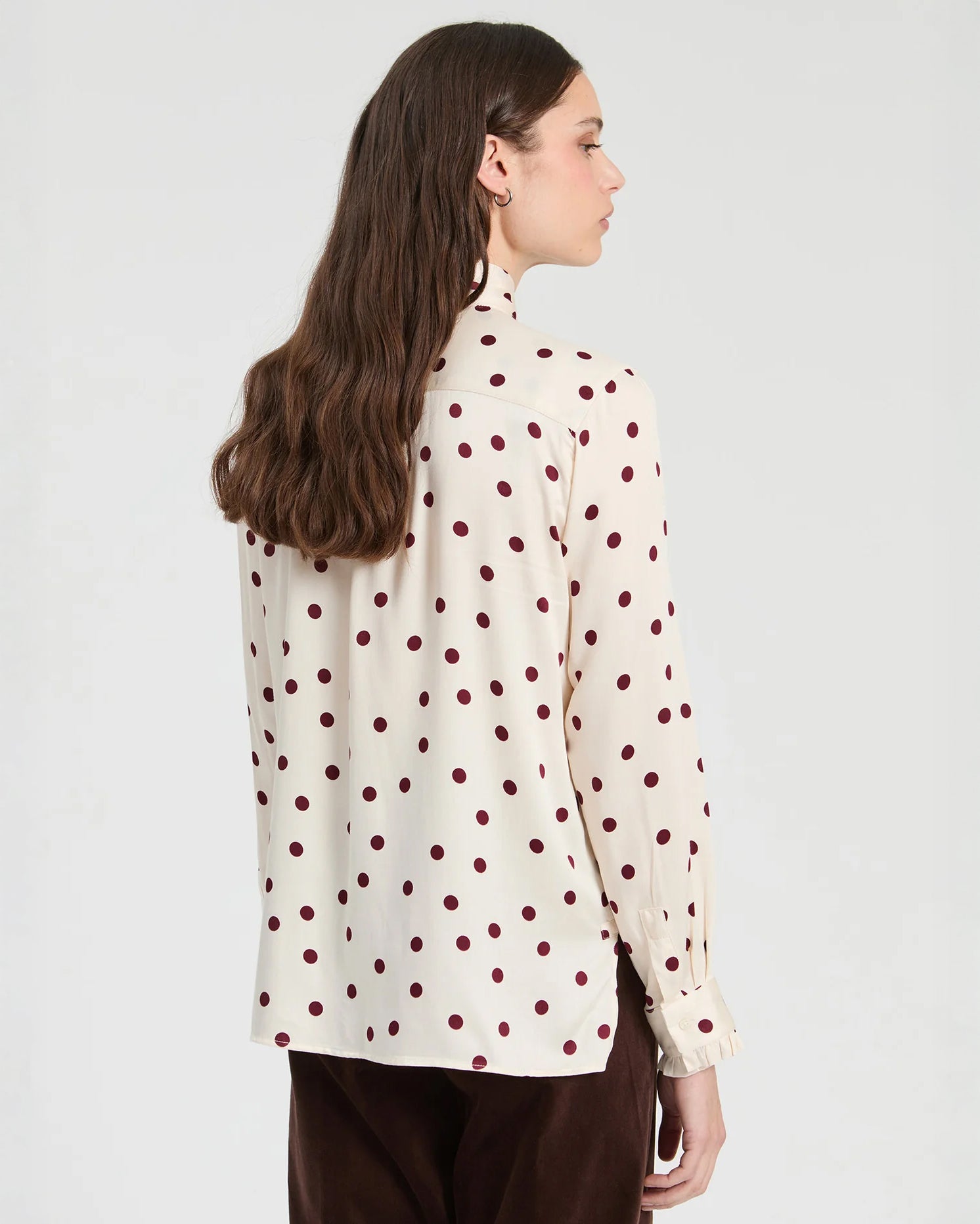 Spot Blouse - Ecru