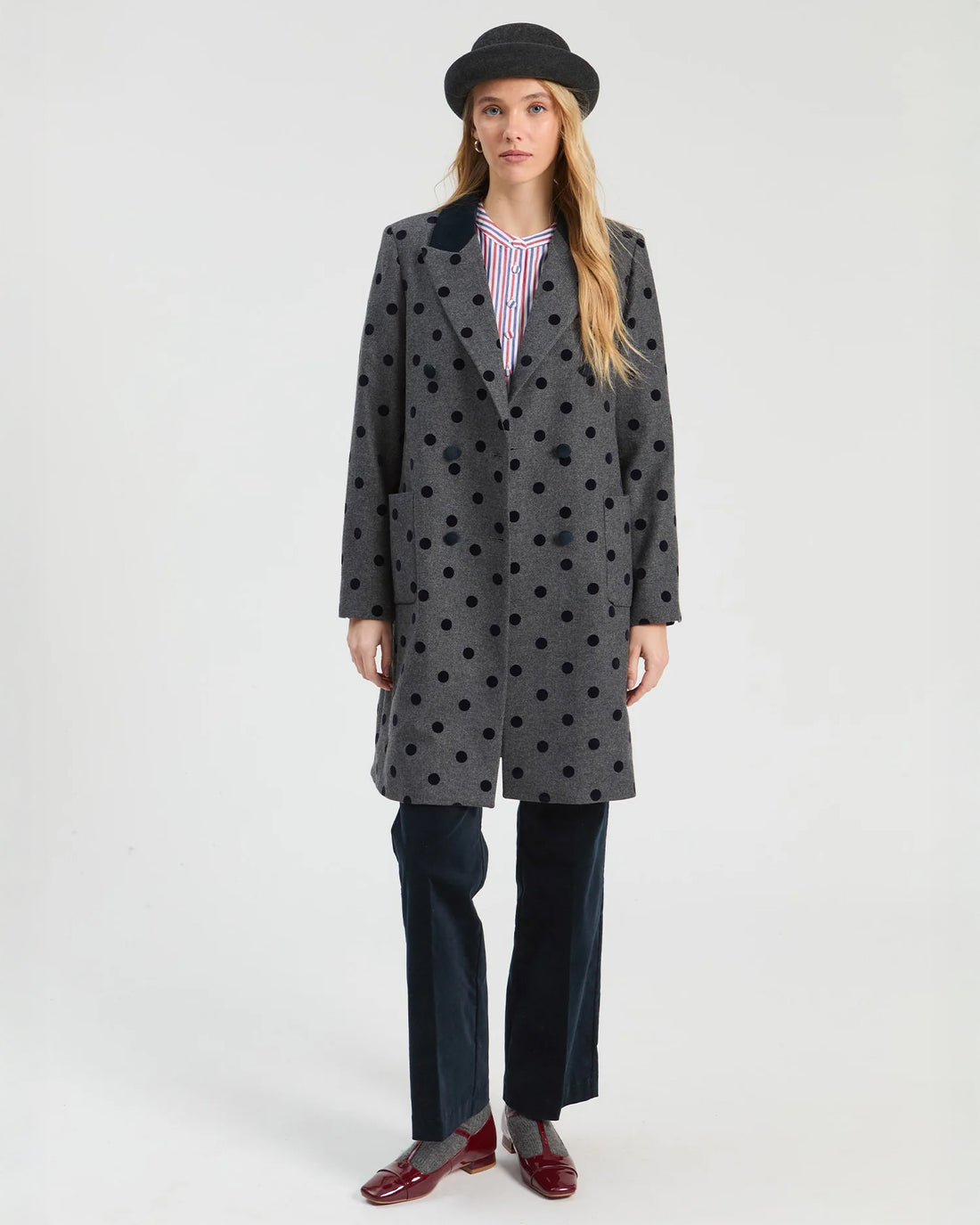 Spot Coat - Grey