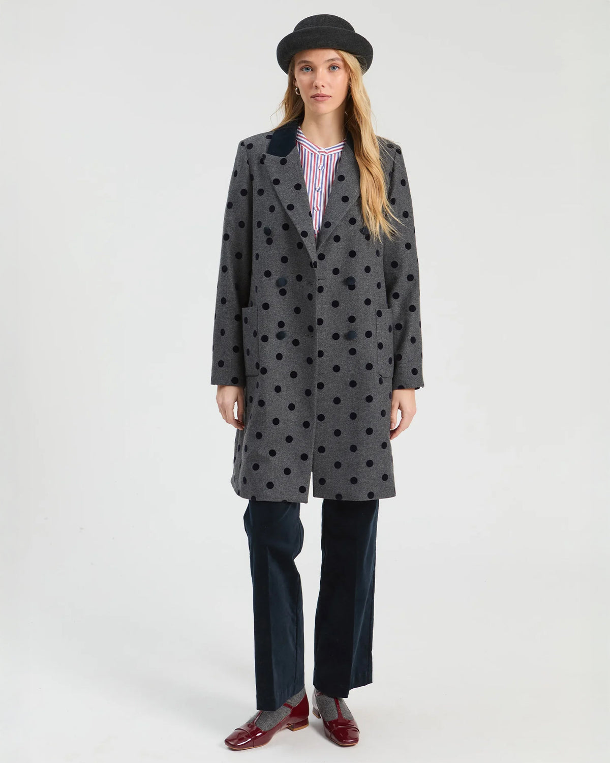 Spot Coat - Grey